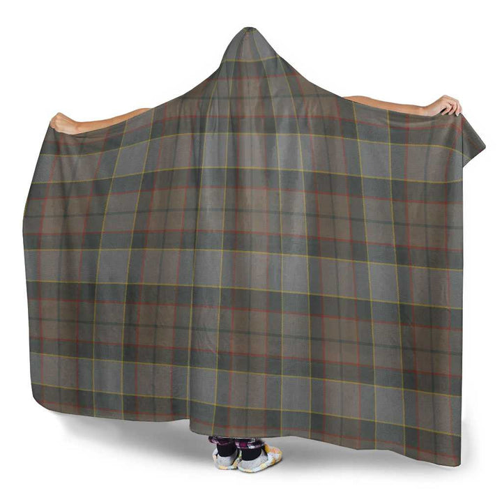 Scottish Outlander Fraser Clan Tartan Hooded Blanket Tartan Plaid 3