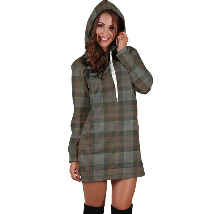 Scottish Outlander Fraser Clan Tartan Hoodie Dress