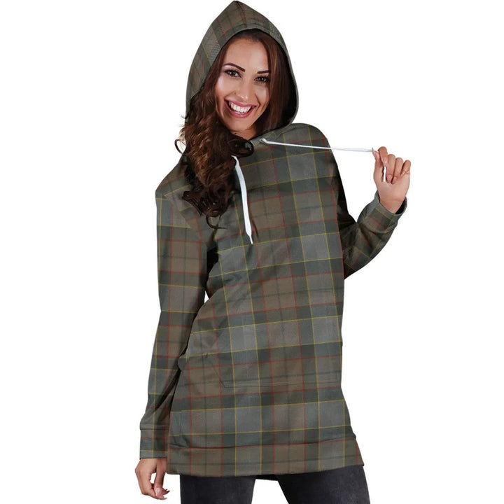 Scottish Outlander Fraser Clan Tartan Hoodie Dress
