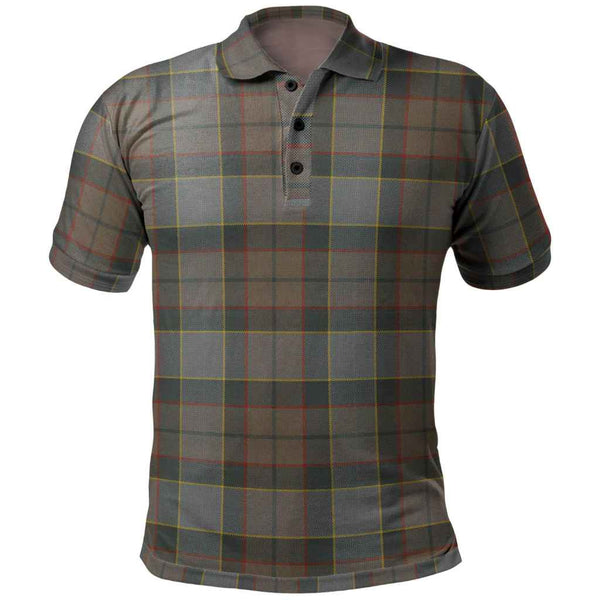 Scottish Outlander Fraser Clan Tartan Polo Shirt Front Side Tartan Plaid