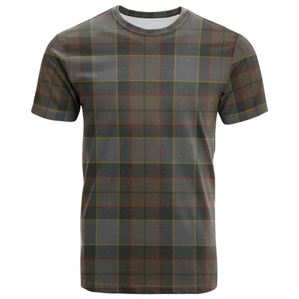 Scottish Outlander Fraser Clan Tartan T-Shirt Front Side Tartan Plaid