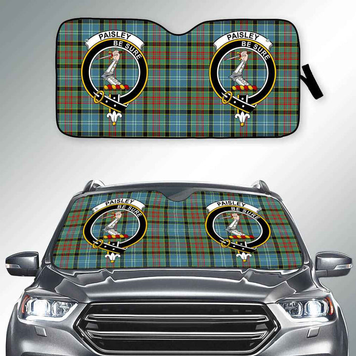 Scottish Paisley Clan Crest Tartan Car Windshield Sun Shade Tartan Plaid 2