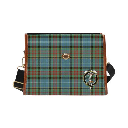 Scottish Paisley Clan Crest Tartan Waterproof Canvas Bag Tartan Plaid 1