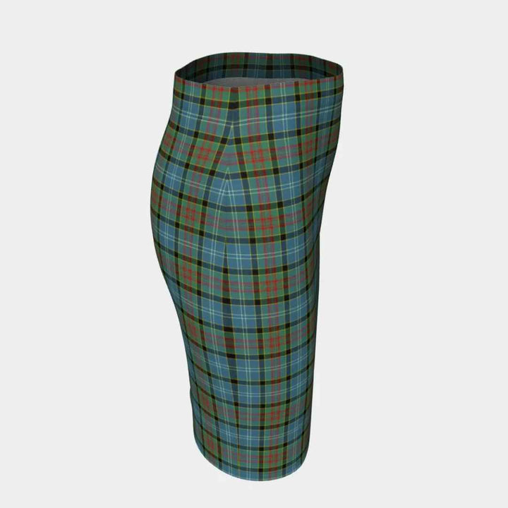 Scottish Paisley District Clan Tartan Fitted Skirt Tartan Plaid 3