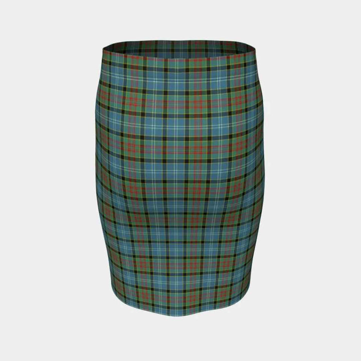 Scottish Paisley District Clan Tartan Fitted Skirt Tartan Plaid 4