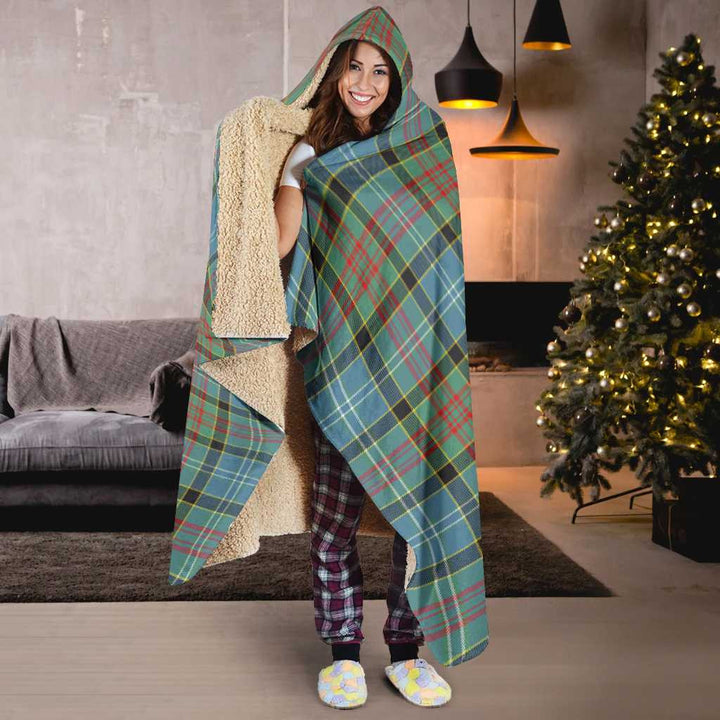 Scottish Paisley District Clan Tartan Hooded Blanket Tartan Plaid 6