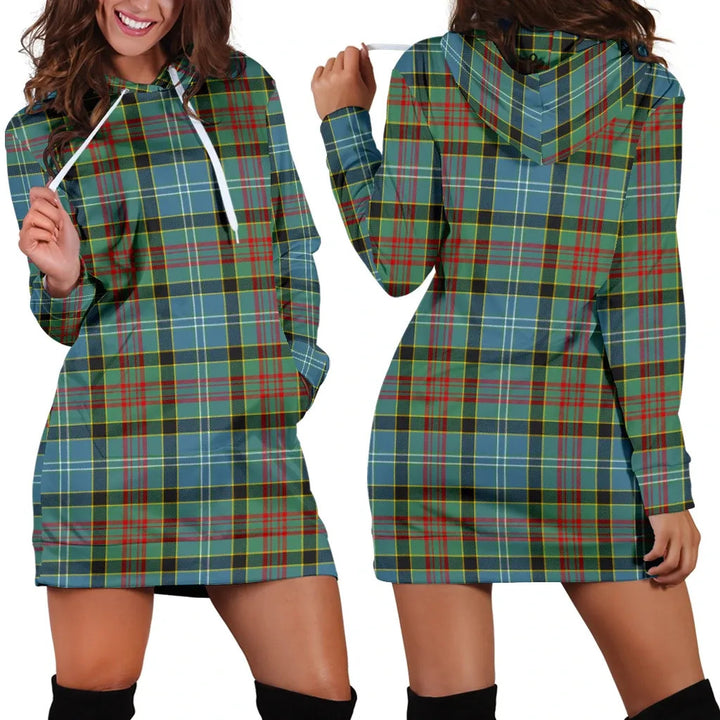 Scottish Paisley District Clan Tartan Hoodie Dress