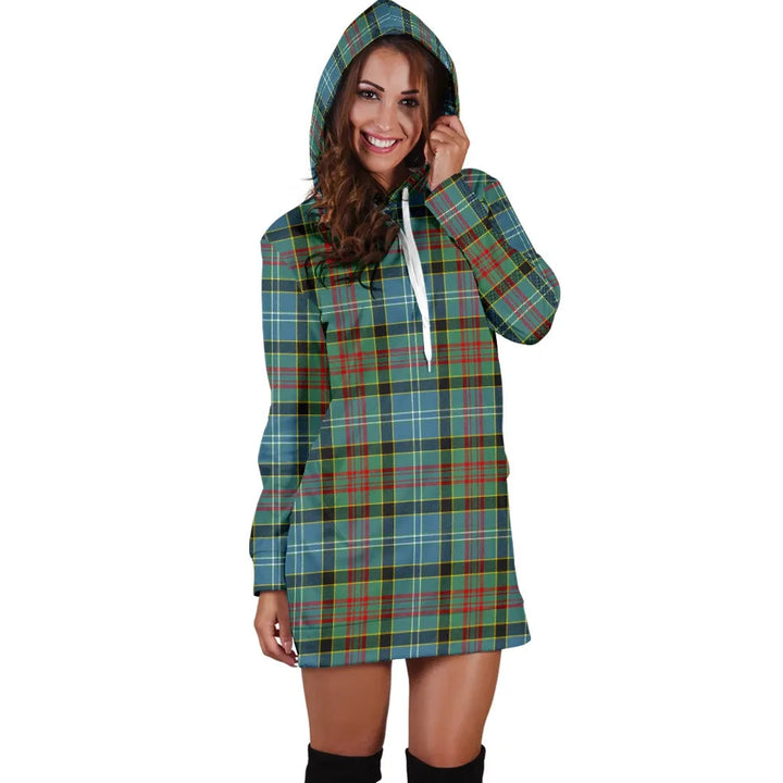 Scottish Paisley District Clan Tartan Hoodie Dress