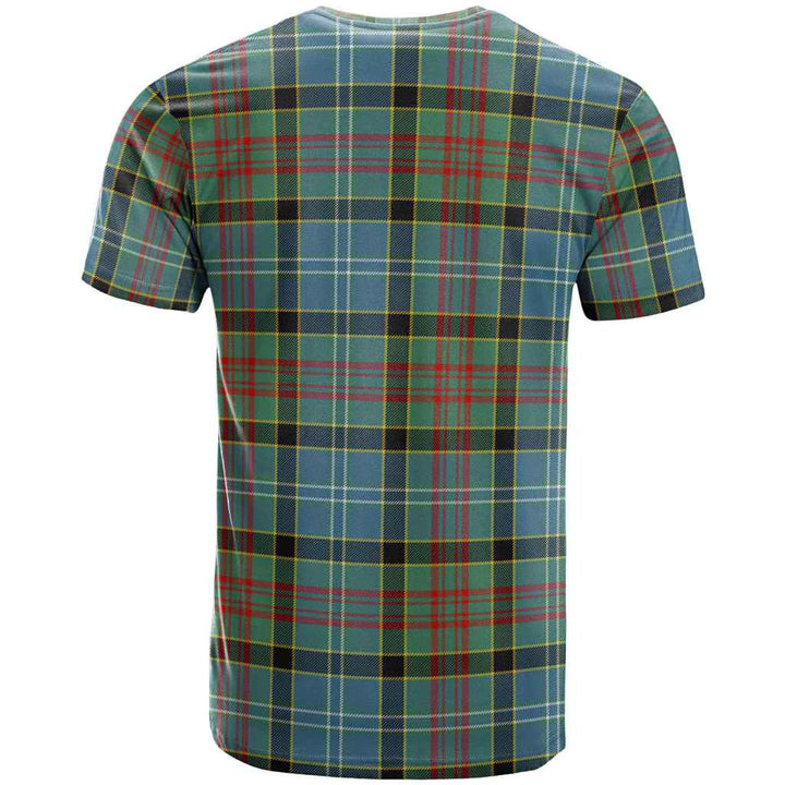 Scottish Paisley District Clan Tartan T-Shirt Back Side Tartan Plaid