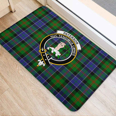 Scottish Paterson Clan Crest Tartan Door Mat Tartan Plaid 2