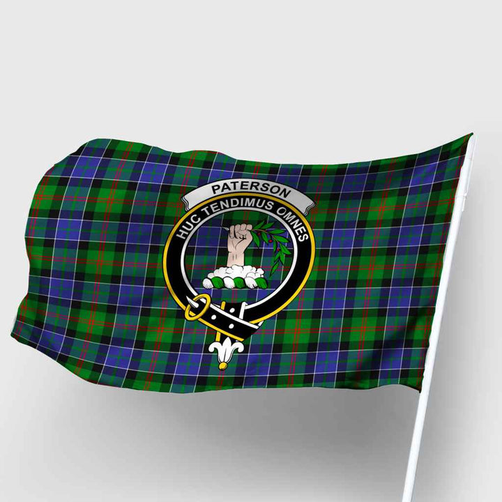 Scottish Paterson Clan Crest Tartan Flag Parade Tartan Plaid 2