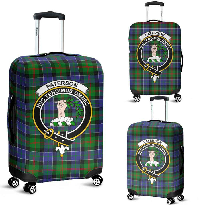 Scottish Paterson Clan Crest Tartan Luggage Cover Tartan Plaid 1