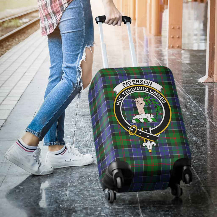 Scottish Paterson Clan Crest Tartan Luggage Cover Tartan Plaid 3
