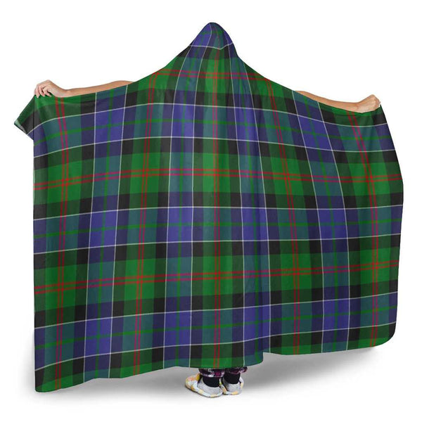 Scottish Paterson Clan Tartan Hooded Blanket Tartan Plaid 2