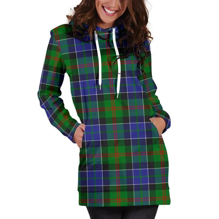 Scottish Paterson Clan Tartan Hoodie Dress
