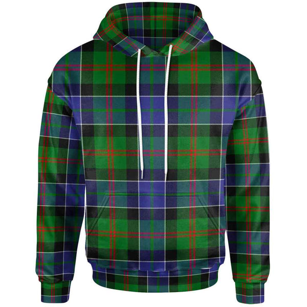 Scottish Paterson Clan Tartan Hoodie Front Side Tartan Plaid