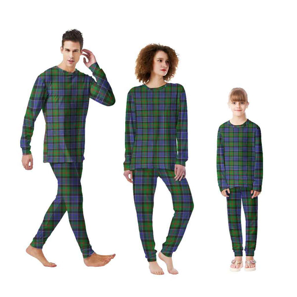Scottish Paterson Clan Tartan Pajama Set Tartan Plaid