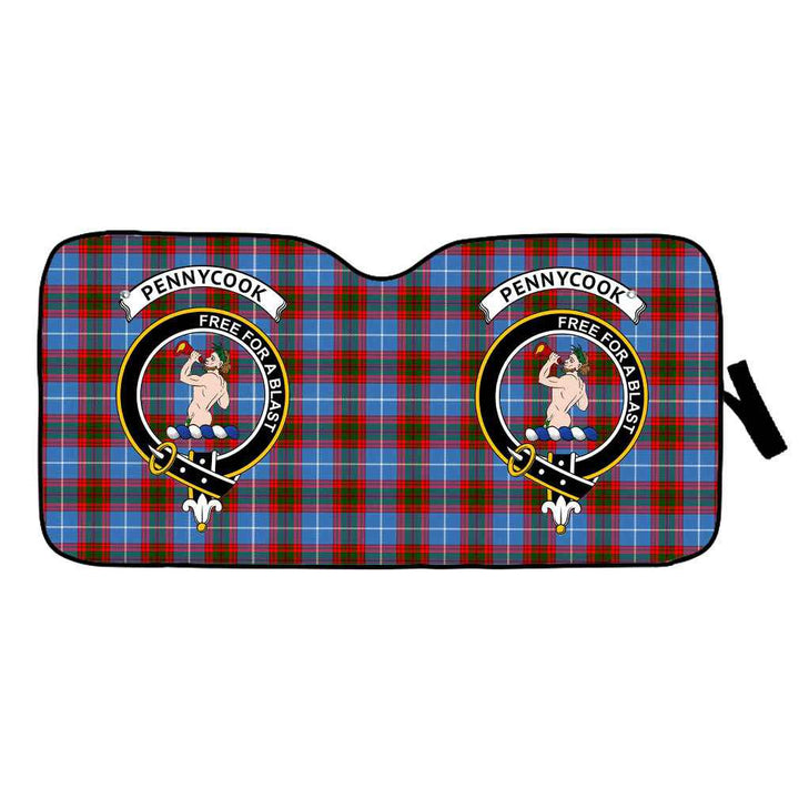 Scottish Pennycook Clan Crest Tartan Car Windshield Sun Shade Tartan Plaid 1