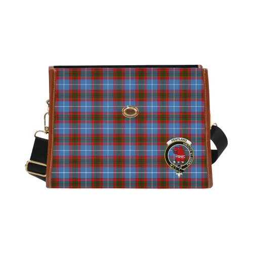 Scottish Pentland Clan Crest Tartan Waterproof Canvas Bag Tartan Plaid 2