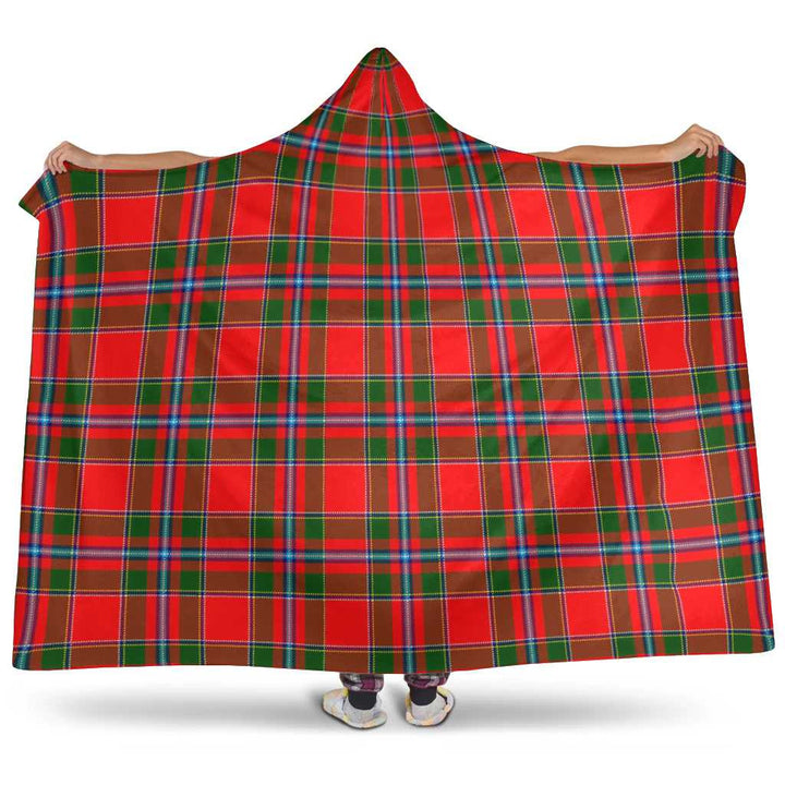 Scottish Perthshire District Clan Tartan Hooded Blanket Tartan Plaid 1