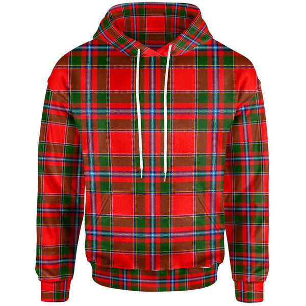 Scottish Perthshire District Clan Tartan Hoodie Front Side Tartan Plaid