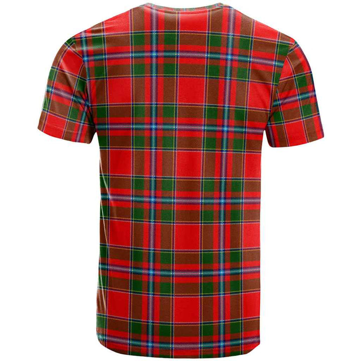 Scottish Perthshire District Clan Tartan T-Shirt Back Side Tartan Plaid