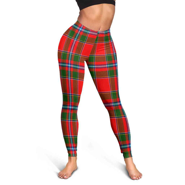 Scottish Perthshire District Clan Tartan Women Leggings Tartan Plaid 3