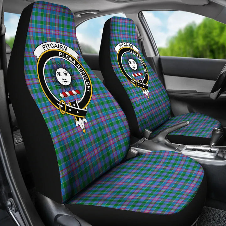Scottish Pitcairn Clan Crest Tartan Car Seat Covers 3