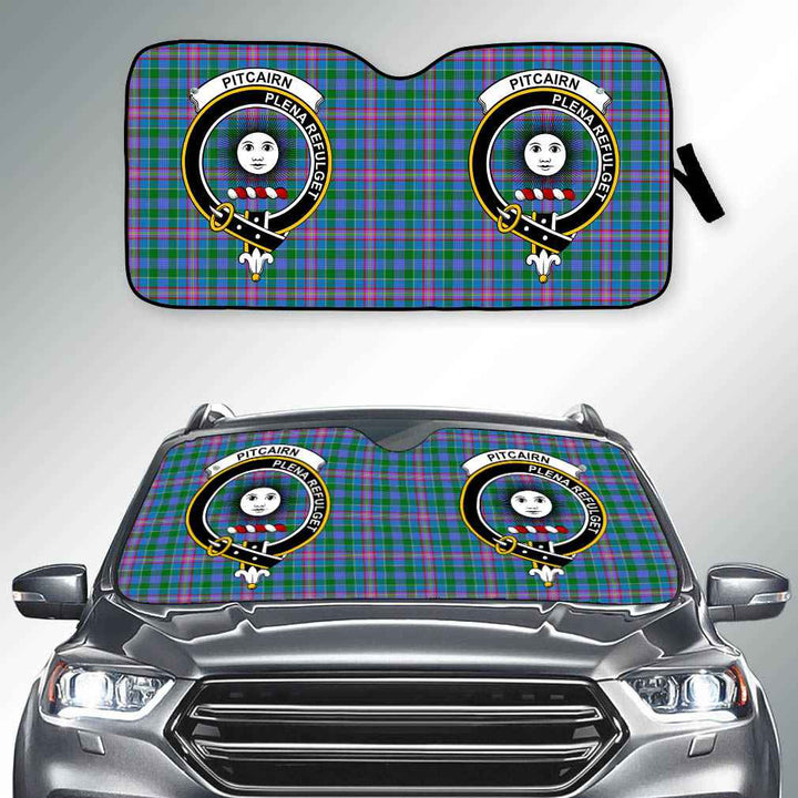 Scottish Pitcairn Clan Crest Tartan Car Windshield Sun Shade Tartan Plaid 2