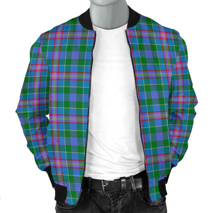 Scottish Pitcairn Hunting Clan Tartan Bomber Jacket Tartan Plaid 2