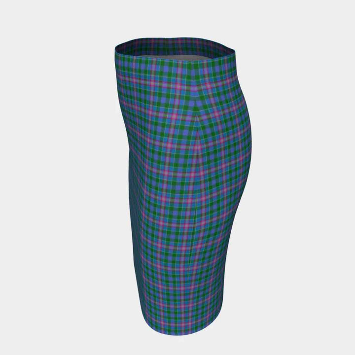 Scottish Pitcairn Hunting Clan Tartan Fitted Skirt Tartan Plaid 2
