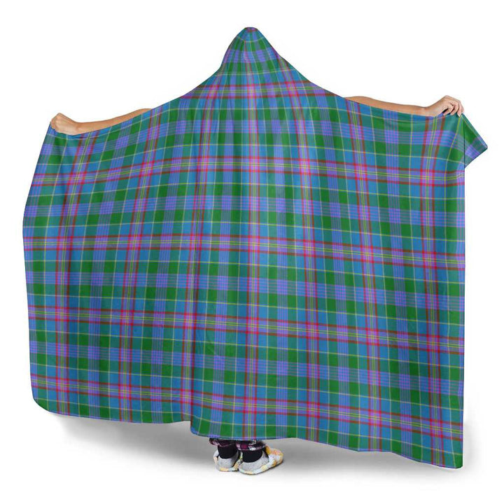 Scottish Pitcairn Hunting Clan Tartan Hooded Blanket Tartan Plaid 3