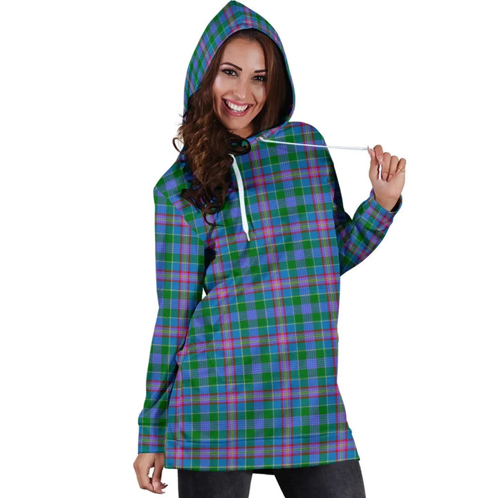 Scottish Pitcairn Hunting Clan Tartan Hoodie Dress