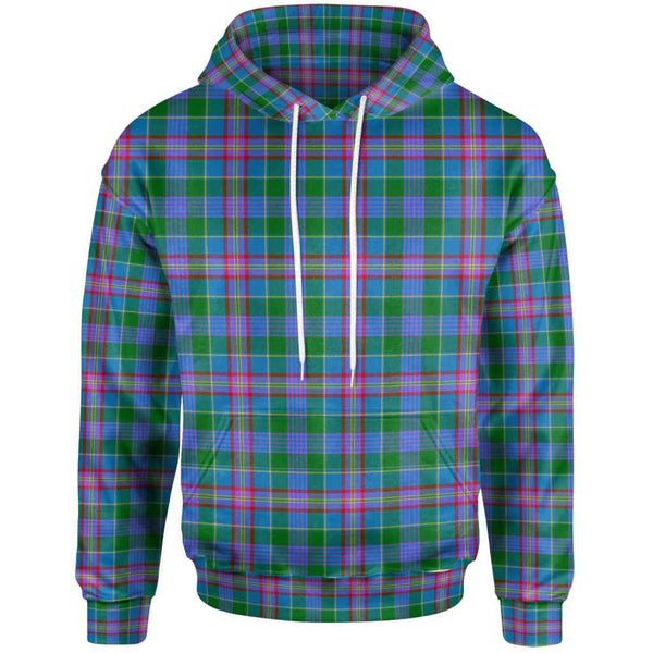 Scottish Pitcairn Hunting Clan Tartan Hoodie Front Side Tartan Plaid