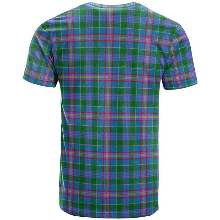 Scottish Pitcairn Hunting Clan Tartan T-Shirt Back Side Tartan Plaid