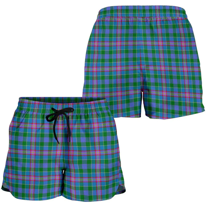 Scottish Pitcairn Hunting Clan Tartan Women Shorts