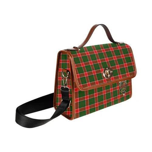 Scottish Pollock Clan Crest Tartan Waterproof Canvas Bag Tartan Plaid 3
