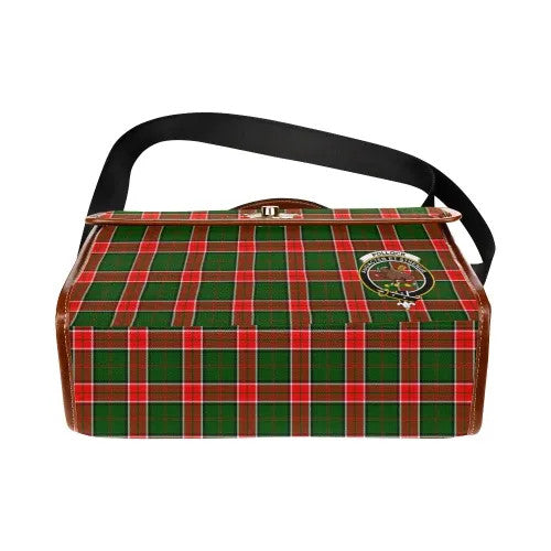 Scottish Pollock Clan Crest Tartan Waterproof Canvas Bag Tartan Plaid 5