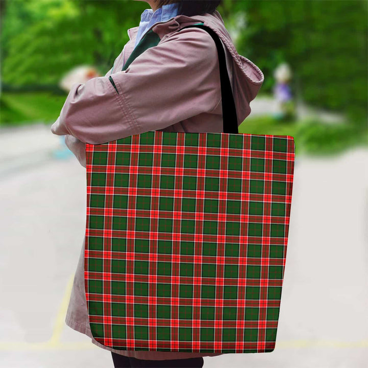 Scottish Pollock Modern Clan Tartan Canvas Bag With Shoulder Strap Tartan Plaid 2