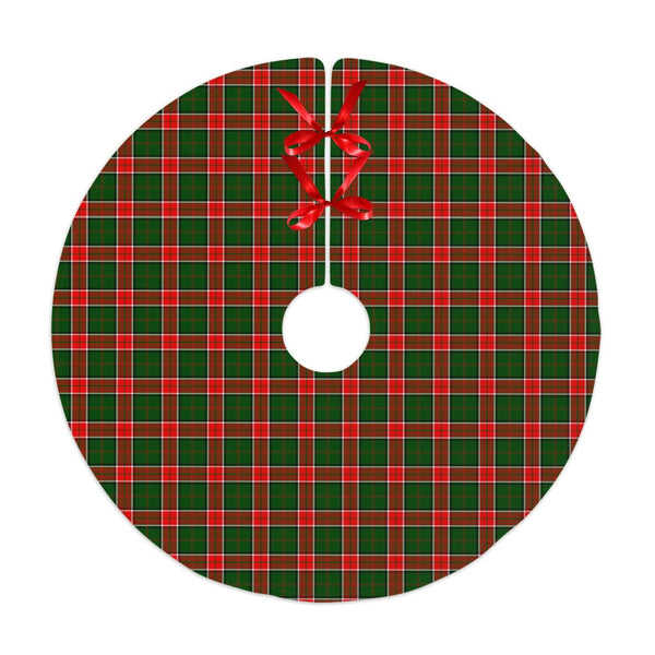 Scottish Pollock Modern Clan Tartan Christmas Tree Skirt No Tassels 1 Tartan Plaid
