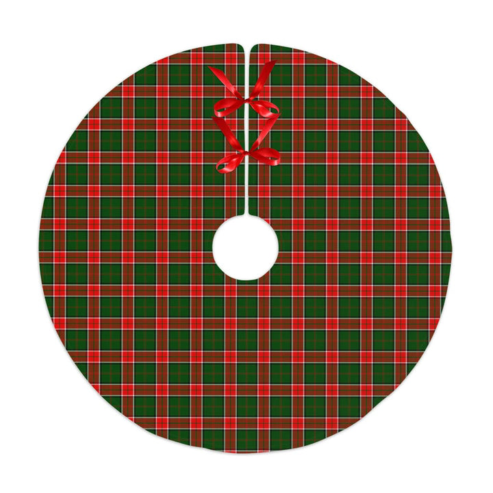 Scottish Pollock Modern Clan Tartan Christmas Tree Skirt No Tassels 1 Tartan Plaid