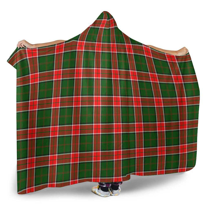 Scottish Pollock Modern Clan Tartan Hooded Blanket Tartan Plaid 2