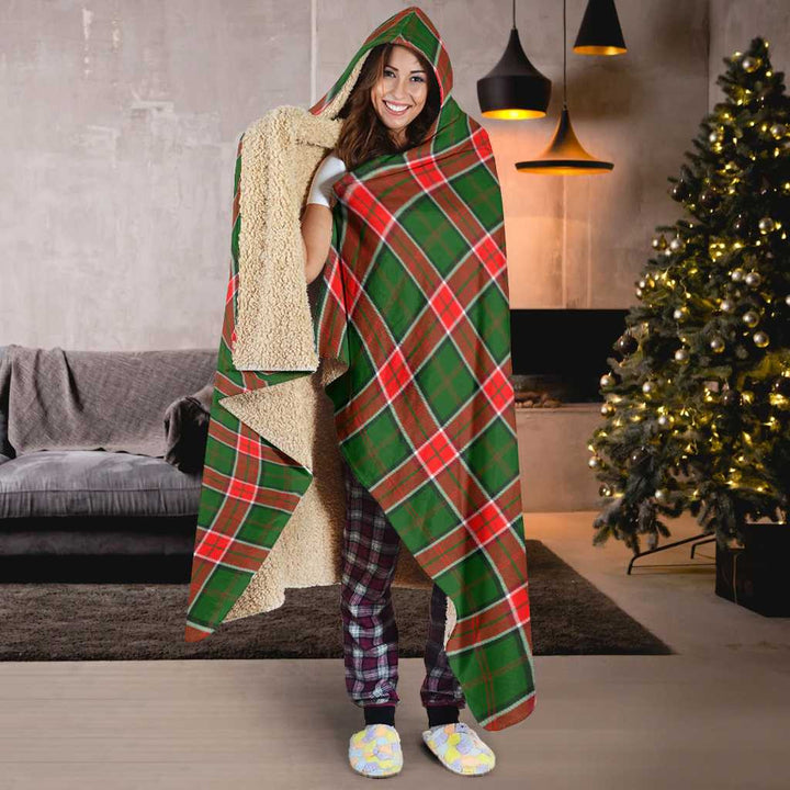 Scottish Pollock Modern Clan Tartan Hooded Blanket Tartan Plaid 6