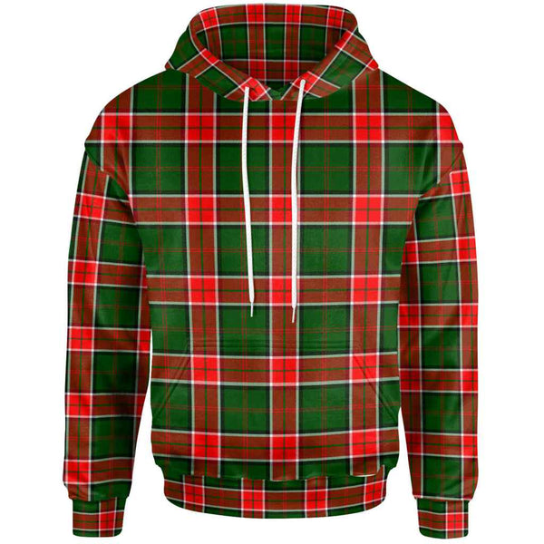 Scottish Pollock Modern Clan Tartan Hoodie Front Side Tartan Plaid