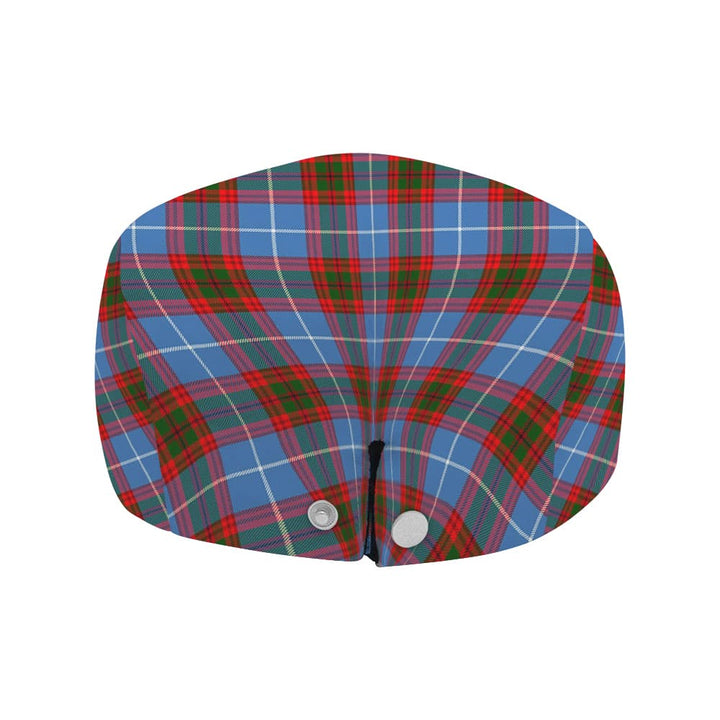 Scottish Preston Clan Crest Tartan Flat Cap Tartan Plaid 4