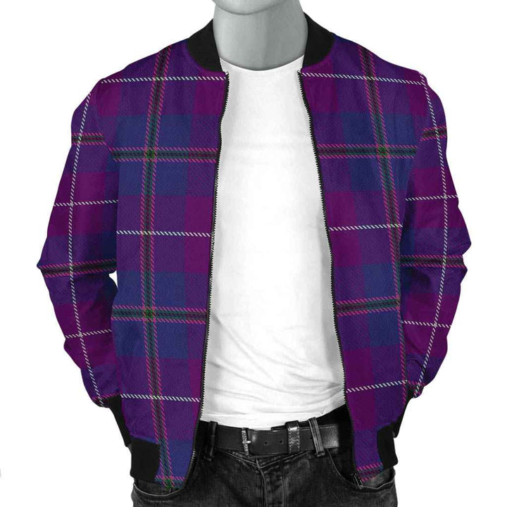 Scottish Pride of Glencoe Clan Tartan Bomber Jacket Tartan Plaid 2