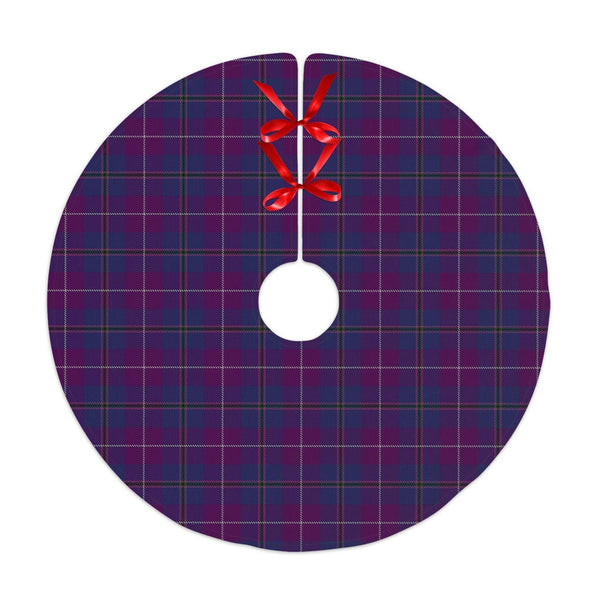 Scottish Pride of Glencoe Clan Tartan Christmas Tree Skirt No Tassels 1 Tartan Plaid
