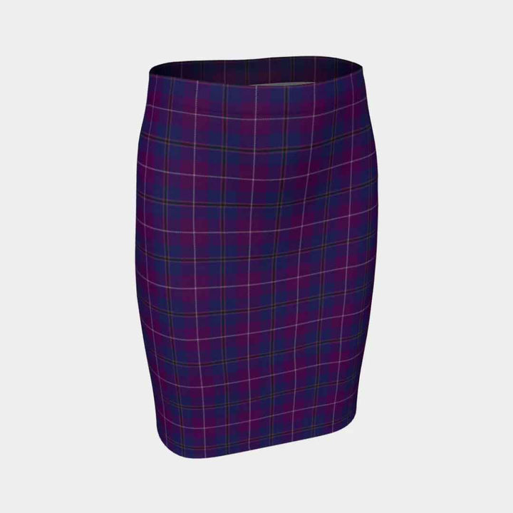 Scottish Pride of Glencoe Clan Tartan Fitted Skirt Tartan Plaid 1