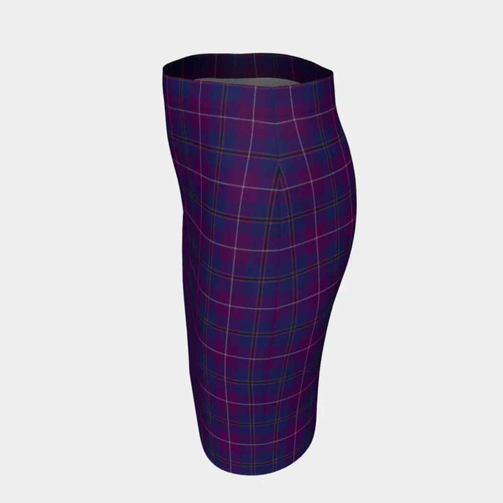 Scottish Pride of Glencoe Clan Tartan Fitted Skirt Tartan Plaid 2