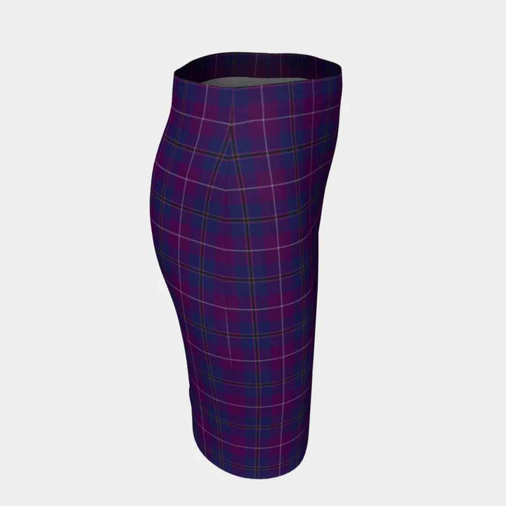 Scottish Pride of Glencoe Clan Tartan Fitted Skirt Tartan Plaid 3